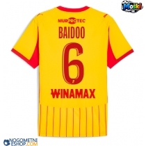 Moški Nogometni dresi RC Lens Samson Baidoo #6 Domači 2025-26 Kratek Rokav